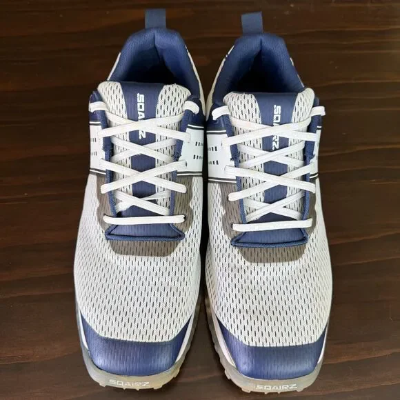 `Size 12 - Sqairz Speed Mesh Men's Golf Shoes - Blue & White- - Picture 2 of 12